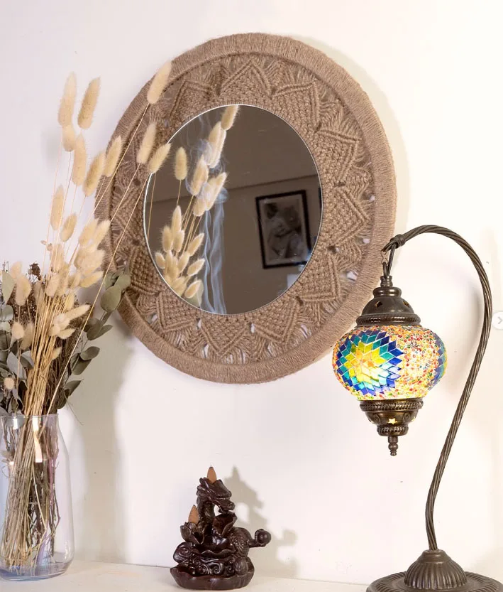 Espejo macrame – imagen 1